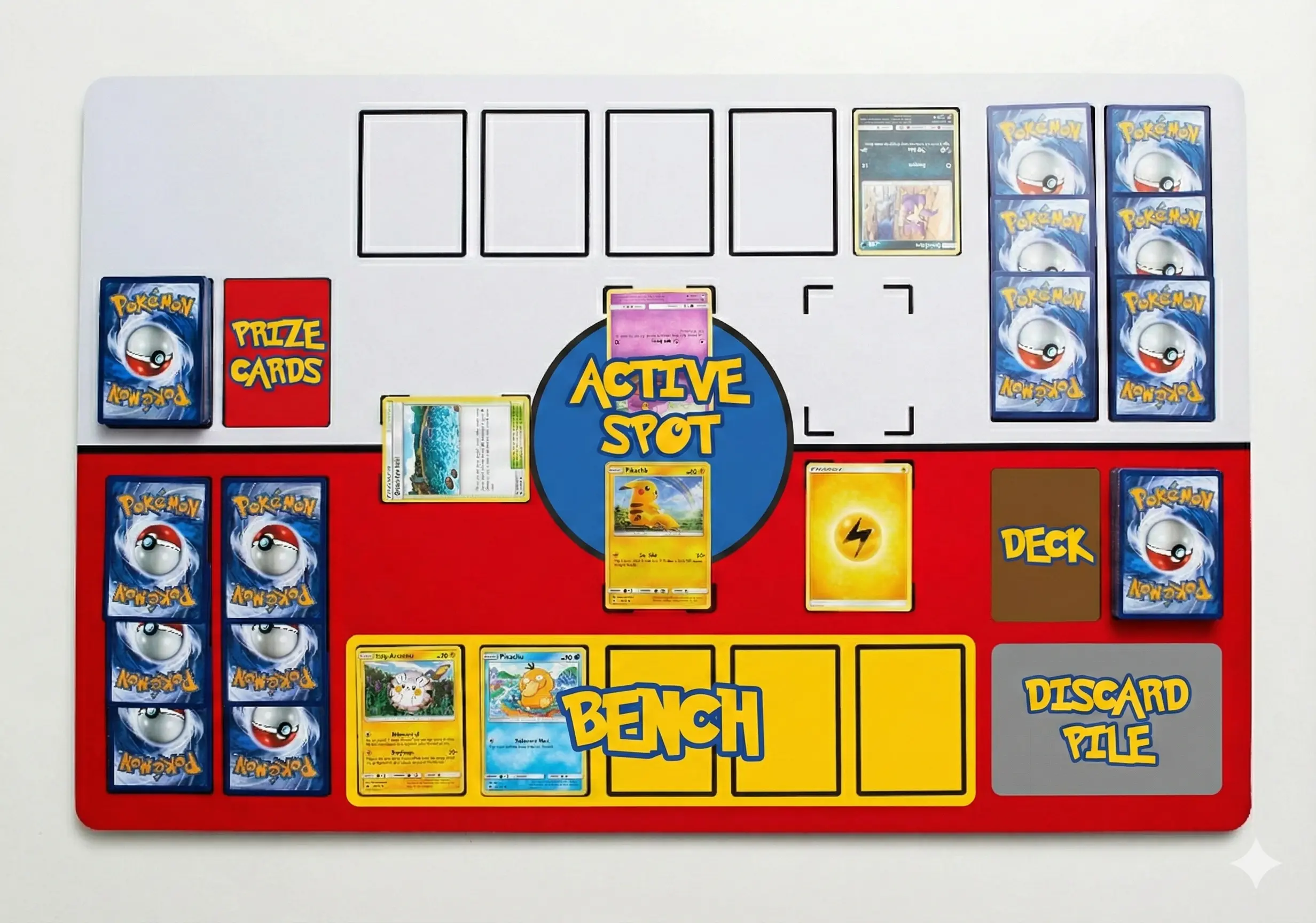 Play mat layout diagram