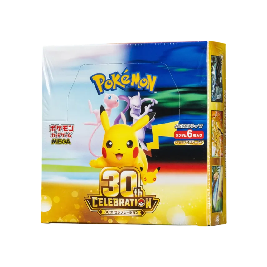 Pokemon Card Game MEGA Expansion Pack "30th CELEBRATION" Box (Japanese)