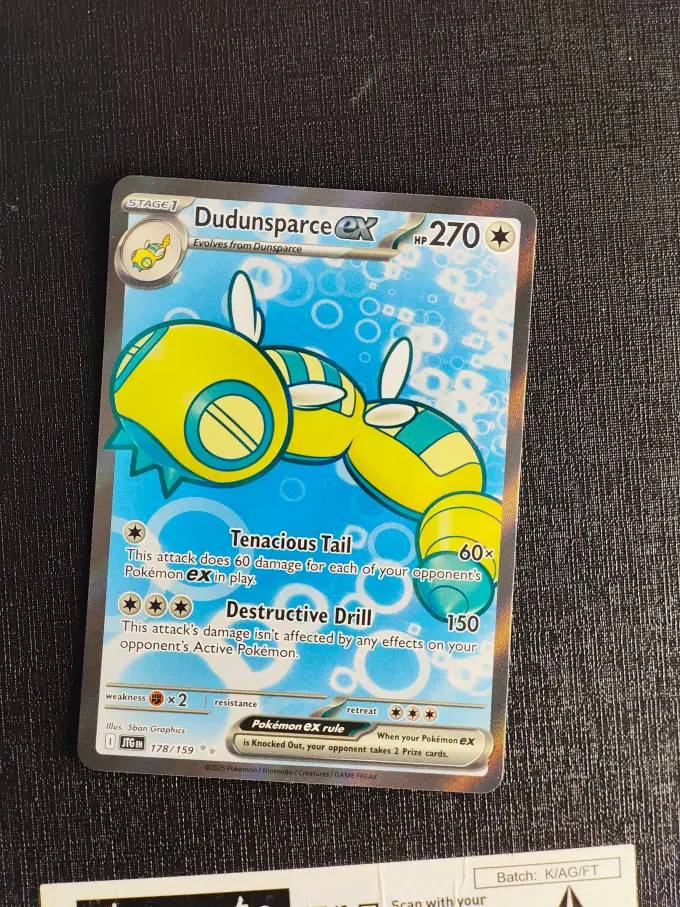 Pokemon Dudunsparce ex 178/159 (English)