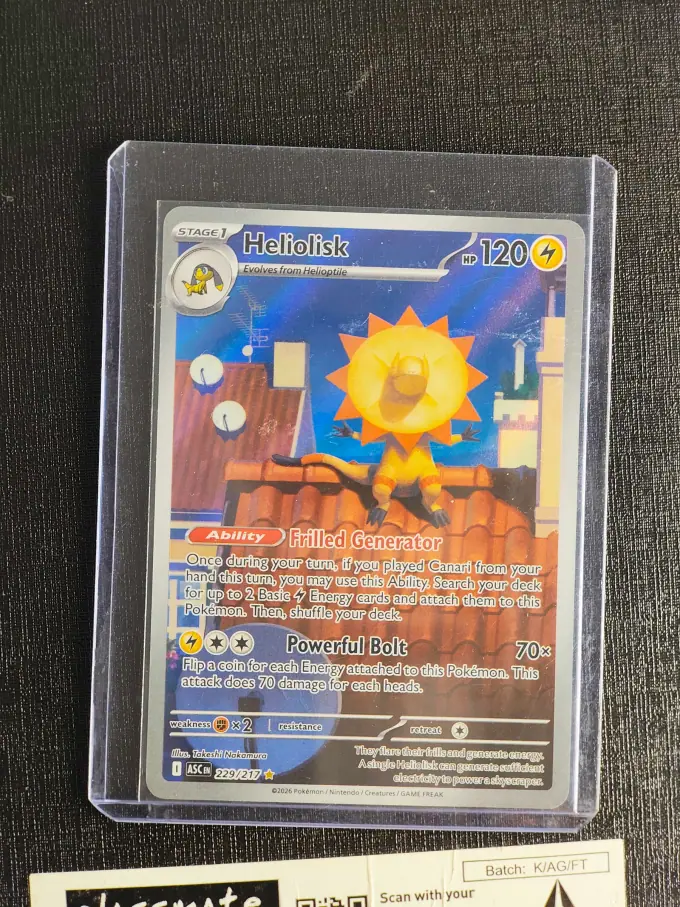 Pokemon Heliolisk 229/217 (English)