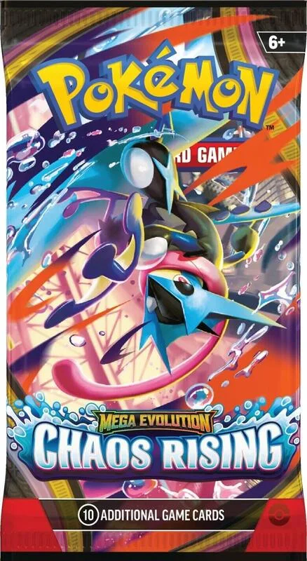 Pokemon TCG Mega Evolution Chaos Rising Booster Pack