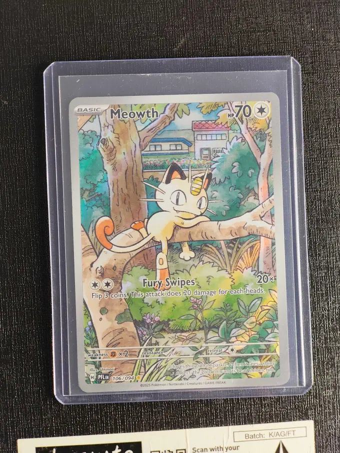 Pokemon Meowth 106/094 (English)