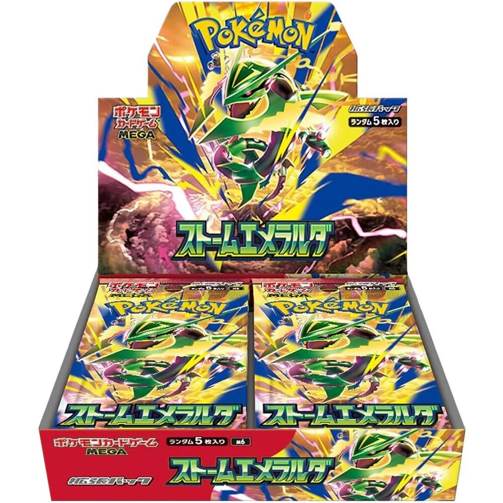 Pokemon Card Game MEGA Storm Emeralda M6 Booster Box (Japanese)