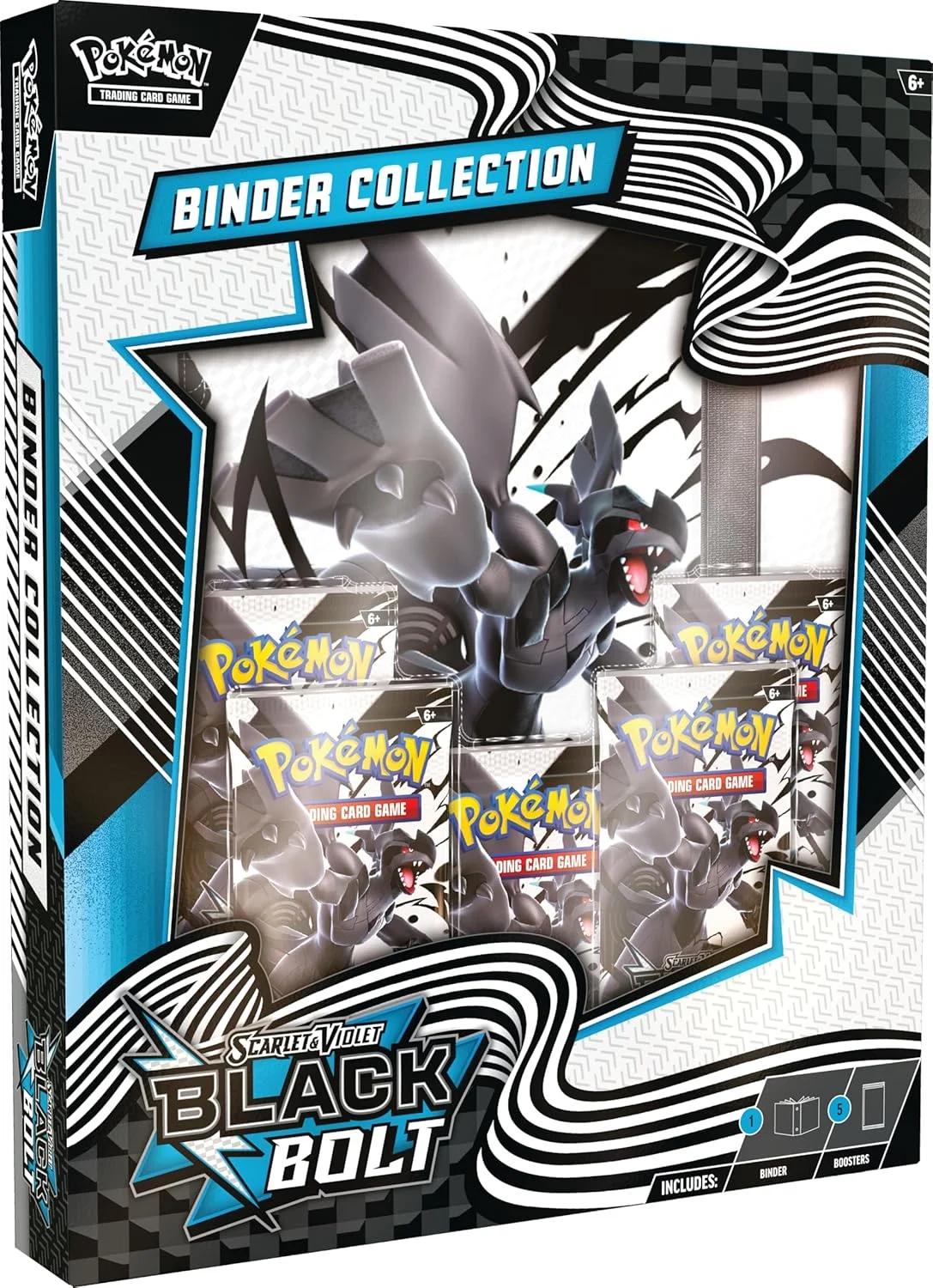Pokemon TCG Scarlet & Violet 10.5 Black Bolt Binder Box