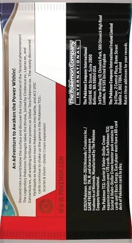 Pokemon TCG: Scarlet & Violet Stellar Crown Booster Box