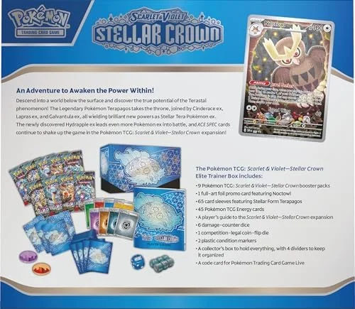 Pokemon TCG: Scarlet & Violet Stellar Crown Elite Trainer Box